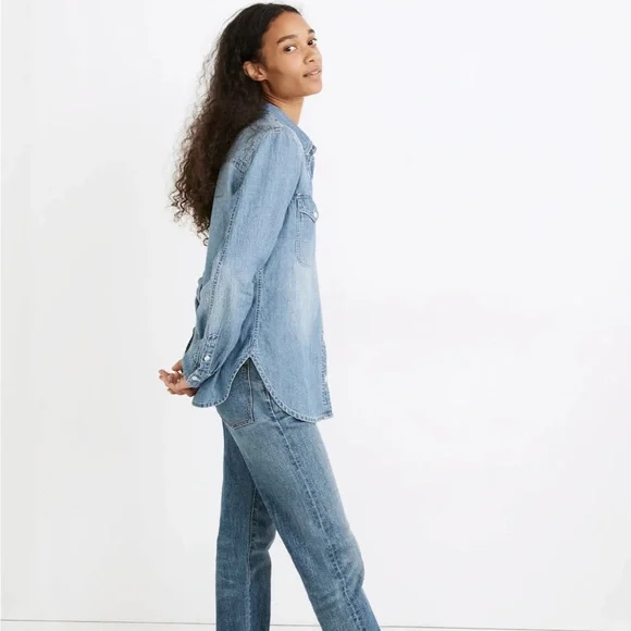 NWT Madewell Button-Up Shirt - Picture 5 of 5